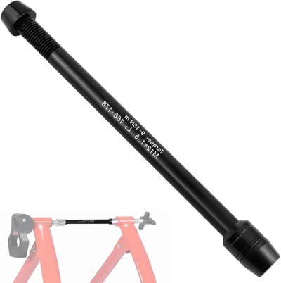 Steekas Fietstrainer - Fiets Adapter - Thuis Trainen - Aluminiumlegering - M12 x 1.5 - Zwart