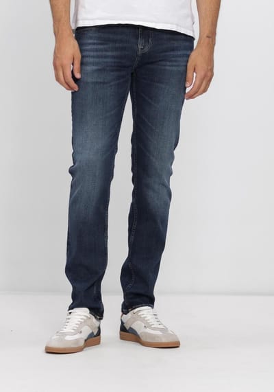 7 For All Mankind Slimmy Brief Jeans Heren - Broek - Donkerblauw - Maat 30