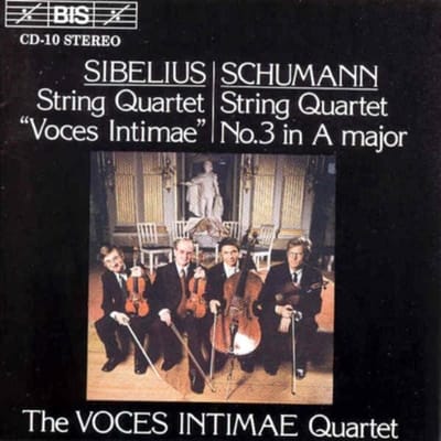CD QUATUOR VOCES INTIMAE, JEAN SIBELIUS - Quatuor à cordes  Voces Intimae  / St BISCD10 BIS 1988 Europe Classique Occasion