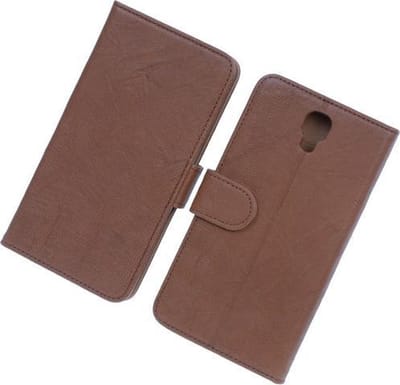 BestCases Bruin Echt Leer Booktype Samsung Galaxy Note 3 Neo