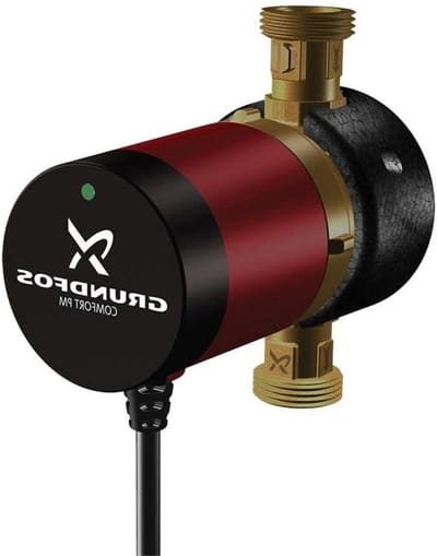 Circulatiepomp Warm Water - Sanitaire Pomp - Warm Water Cirkulatie - Energiezuinig Model - 110 mm - Blauw