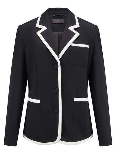 Jersey blazer Van Emilia Lay zwart