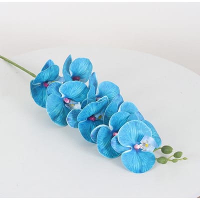 Kunstmatige Orchidee Bloem Witte Vlinderorchideeën Nepbloem voor Thuisfeest DIY Bruiloftsdecoratie Flores