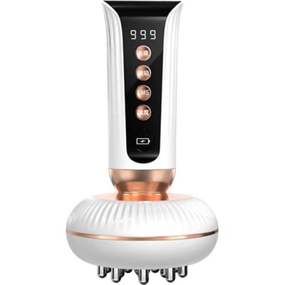Hele Lichaam Wrijvende Buikborstel, Buikdruk Been Instrument Baggeren Hittekompres Instrument Verwarmende Massage Schrap Instrument wit