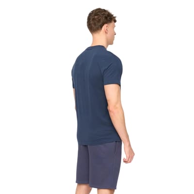 Duck and Cover Heren Randolph Logo Casual T-shirt (Marine)