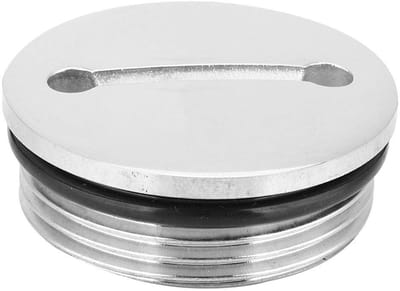 Dailygoods- Bootgasdop 40 Mm - Brandstoftankdop - Dekvuldop - Roestvrij Staal - Scheepsbootvulpoort - Lekvrij en Schokbestendig - Tankdop
