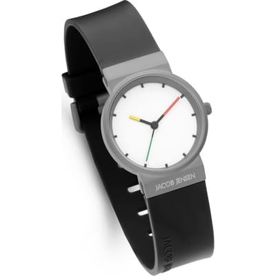 Jacob Jensen - Dames Horloge Analoog Quarz 32020798 One Size - Zwart