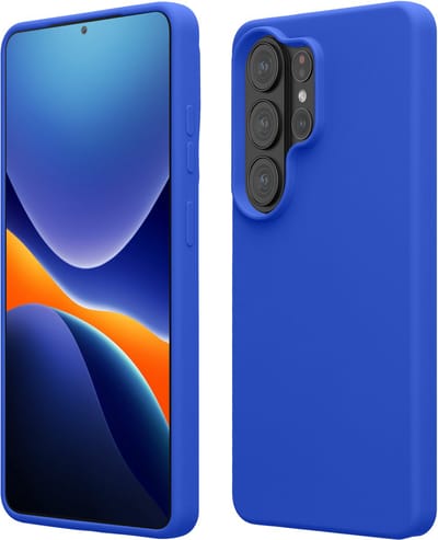 kwmobile telefoonhoesje geschikt voor Samsung Galaxy S26 Ultra - Hoesje met siliconen coating - Smartphone case in Baltisch blauw