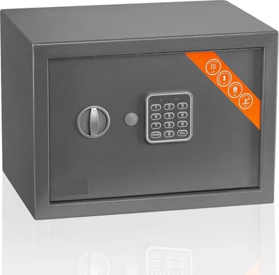 Elektronische Kluis - Kluis - Thuiskluis - 17x23x17cm - Digitaal Toetsenbord Slot Led-Screen