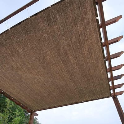Schaduwdoek - Zonnedoek - Terras Beschermen - 90% UV blokkade - 25 x 2 m - Bruin