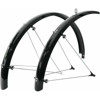 Sks Spatbordenset Edge 28 Inch 56 Mm Aluminium Zwart