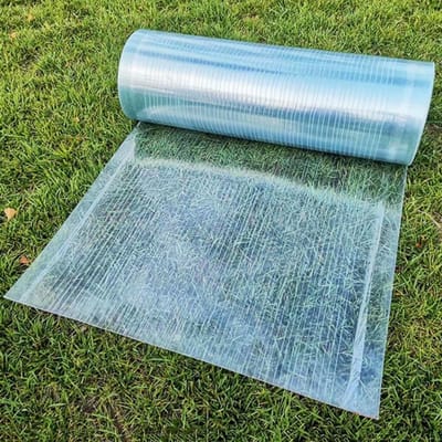 Dakplaat - Glasvezel paneel Serre plaat - Bescherming tegen weer - Schokbestendig en duurzaam - 0.6x4m - Transparant