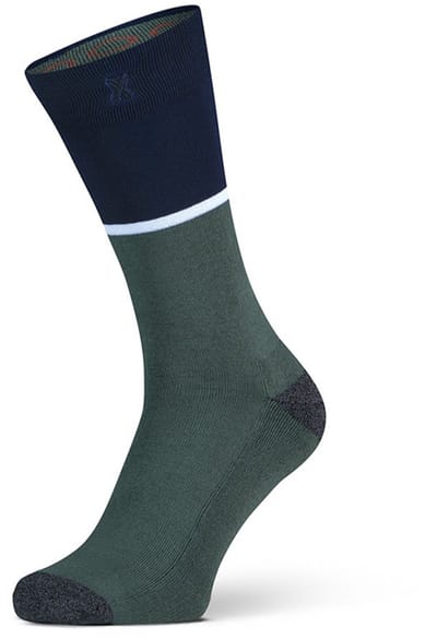 XPOOOS - Essential Heren bamboe Sokken - Badstof zool - 1-Pack - Maat 39/42 - Groen
