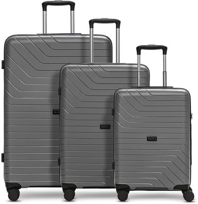 Redolz Essentials 05 3-SET 4 wielen Kofferset 3-delig - Harde bagage - TSA slot - stone 2