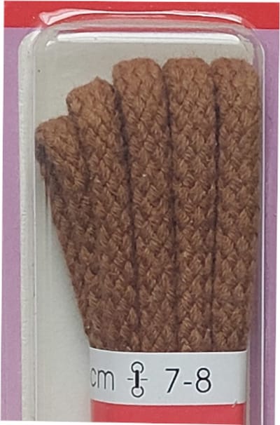 Ronilux Veter - Licht Bruin - Rond - Koord Veters - Lengte 90 cm - Dikte 4 mm - Schoenveter
