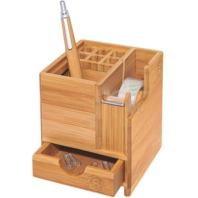 WEDO bureau organizer CUBE, van bamboe