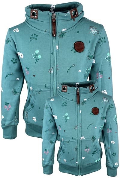 S&C Vestje Mother and me Bloem groen limited Kids & Kind Meisjes Groen - Maat: 110/116