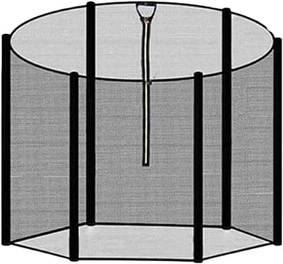 Trampoline net - Veiligheidsnet trampoline - Veilig spelen - Weerbestendig UV-net - 10 Voeten - Zwart
