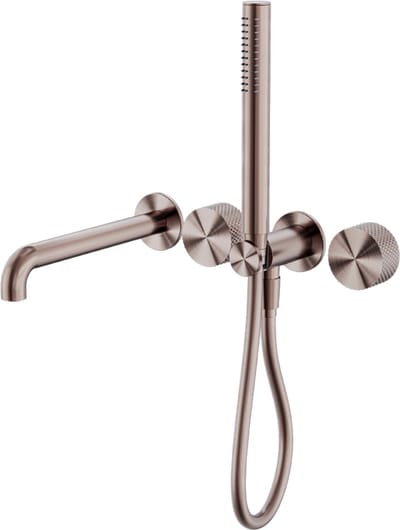 Owen & Finch Inbouw Badkraan Progressive | Geborsteld Satijn Brons | Messing | PVD afwerking