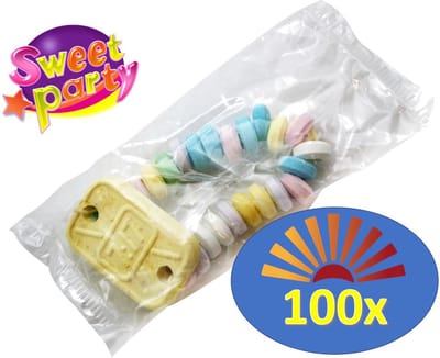Sweet Party Snoephorloges dextrose 14g x 100 stuks individueel verpakt - uitdeelcadeau