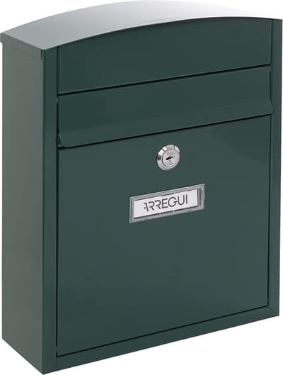 brievenbus / omheining doorwerpbrievenbus - mailbox ,9.5D x 24W x 28.5H centimetres
