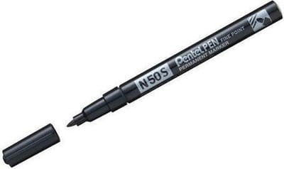 Pentel N50S Permanente Marker Zwart - Fijne Punt