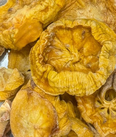 250 gram gedroogde kaki chips