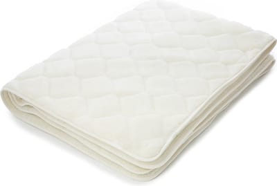 Wollen Deken 100% Premium Merino Wol Fluweelzacht - OnceDoce® 450 g/m² Heerlijk Zacht Ademend en Warm - WHITE SMOKE - Wasbaar - 140x200cm