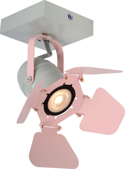 Lucide PICTO - Plafondspot (Plafondlamp) Kinderkamer - 1xGU10 - Roze