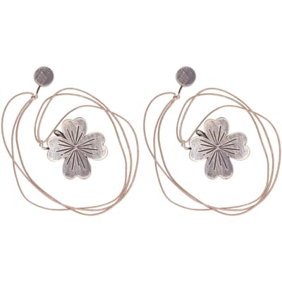 2 STKS Gordijn Tiebacks Eenvoudig Hars Snijwerk Bindtouw Gordijnband Gesp Accessoires gray