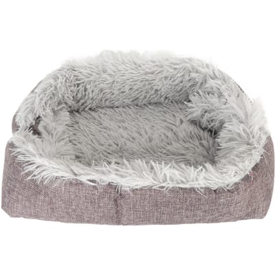 Huisdier Autostoel Zacht Afneembaar Machinewasbaar Pluche Dubbel Doel Puppy Kussen Bed voor Kleine Katten white