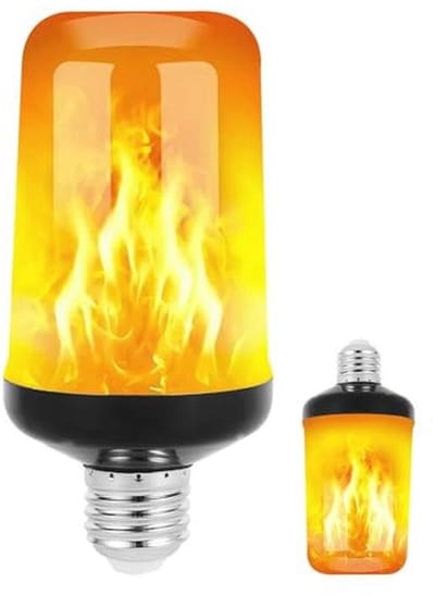 E27 Vlam Gloeilamp - Energie Efficiënte 5W Flame Bulb voor Binnen en Buiten Gebruik (2 Stuks)