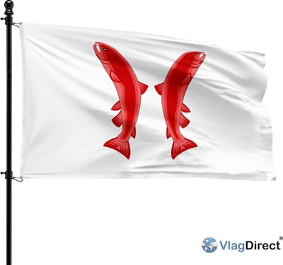 Gemeente Vielsalm vlag - 90 x 150 cm.