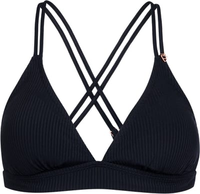 Brunotti - Delphinia-Rib - Bikini Topje Zwart - Dames - Bralette Bikini Top - 34