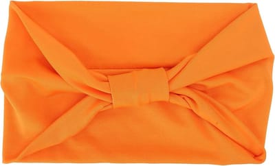 Stretchy Non-slip Haarband voor Dames, Zachte Elastische Cross Twist Accessoire voor Haarstyling, Ideaal voor Sport en Dagelijks Gebruik (ORANJE)
