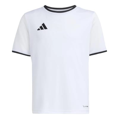 adidas T-shirt Kinderen Entrada 26 Jersey Wit-Zwart - Maat 152cm