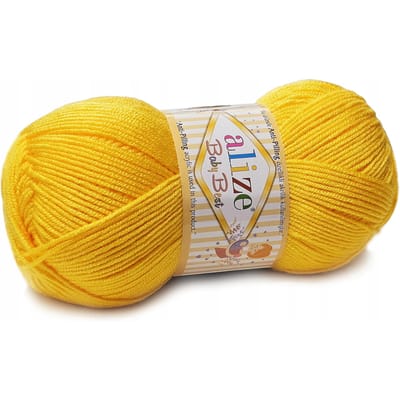 Alize baby beste zachte en delicate goudgele garen voor kinderen 216