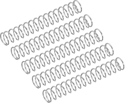 5-pack drukveren 7mm diameter 40mm lengte 304 RVS
