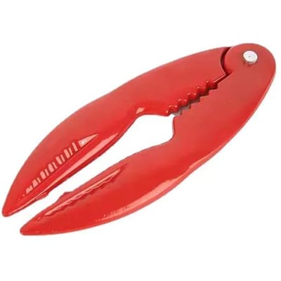 Pinces à homard Outils de serrage pour fruits de mer Pinces à crabe et casse-homard Casse-noix aux fruits de mer Construction en métal durable Robuste et polyvalent red