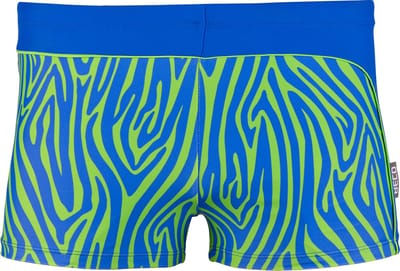 BECO zebra vibes zwemboxer - blauw/groen - maat 4