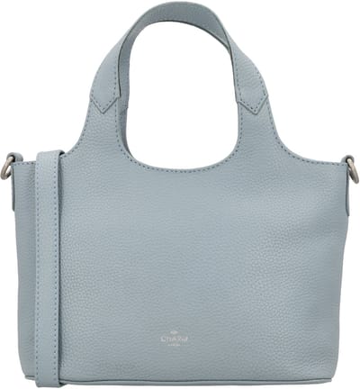 Charm London Washington Handtas - Schoudertas - Shopper - Schouderband - Leer - Leren Dames Tas - Lichtblauw