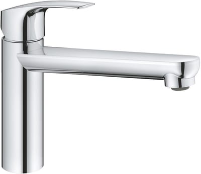 GROHE Via Keukenmengkraan – Medium Uitloop – Draaibare Uitloop (140°) – Lood- en Nikkelvrij (GROHE Zero) – Chroom