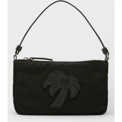 Palm Angels Grote Palm Nylon Pouch Zwart