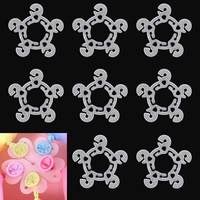 Herbruikbare ballonclips set van 60 stuks voor pruimenbloesemboog, ideaal voor bruiloften, verjaardagen en feestdecoratie