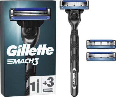 Rasoir Gillette Mach3 - 1 Manche, 3 Recharges De Lames