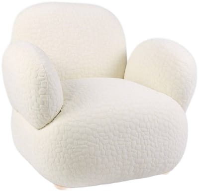 HOMLA - Armchair - SIESTE - Ecru - 96.5x90x79 cm