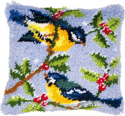 Vervaco - Knoopkussen kit - 2 Vogels - PN-0014147 - Borduren - Borduurpakket - Borduurpakket volwassenen - Borduurpakket kind
