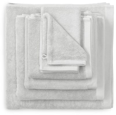 Heckettlane Gastendoekje Premium - Toilet Handdoek van 100% Katoen - 30x50 cm - Klein handoekje voor WC 3 Stuks - Grijs