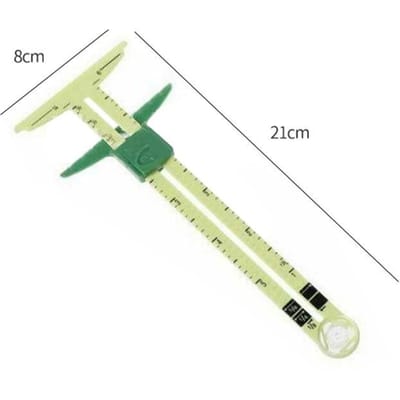 Multifunctionele Tekenliniaal Plastic Naaien 5-in-1 Patchworkliniaal Schuif Meetinstrument Huis Naaierliniaal ST-A23