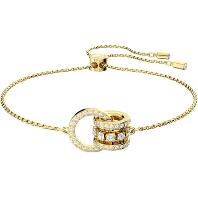Swarovski Verder Verstelbaar Imitatie Kristal Armband Dames armbanden 5646737 Box (Random Color),M beige